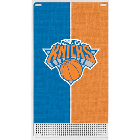 NBA New York Knicks Canvas Xbox Series S Console Skin